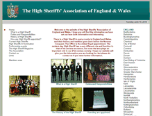 Tablet Screenshot of highsheriffs.com